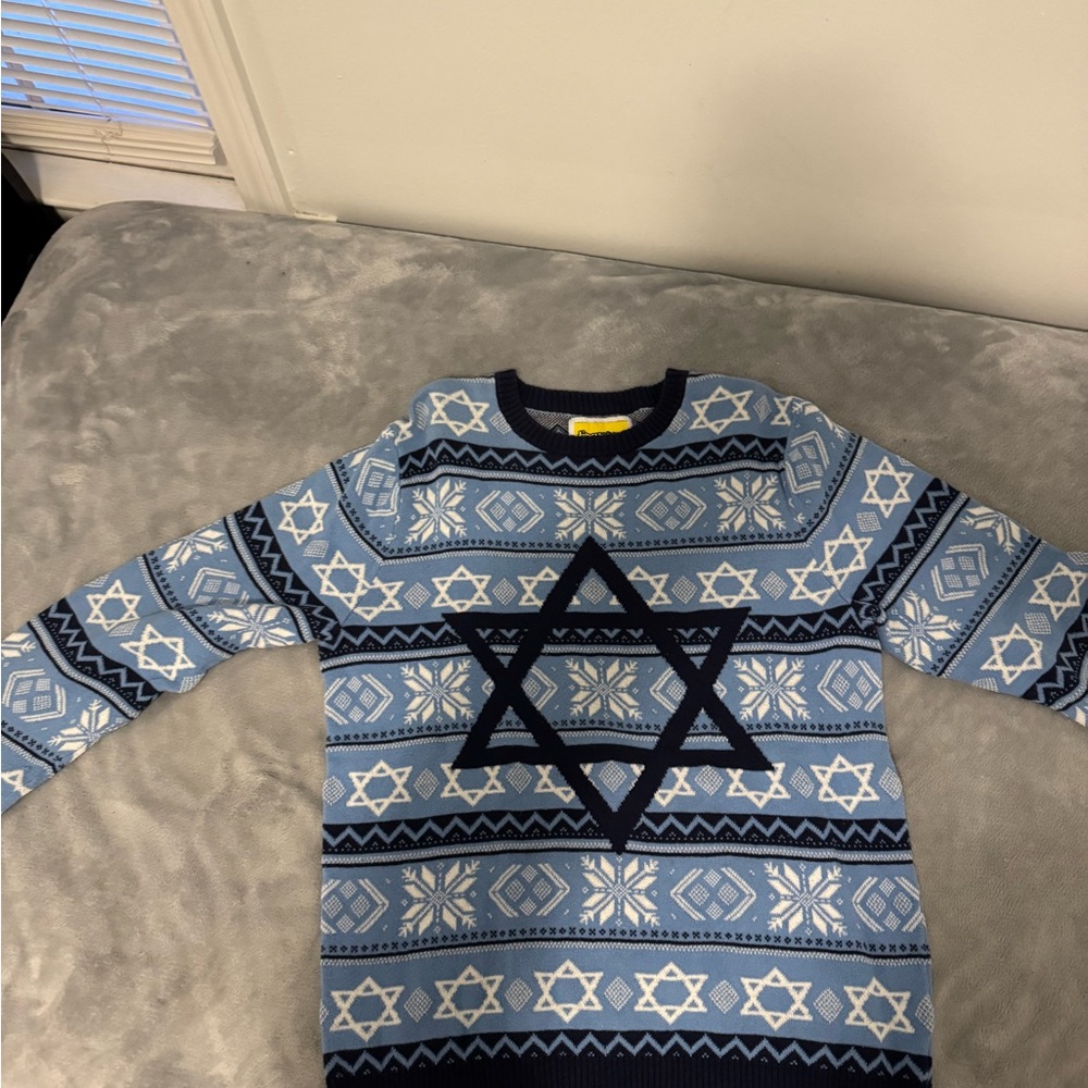 Hannukah Sweater from movie “The Night Before”